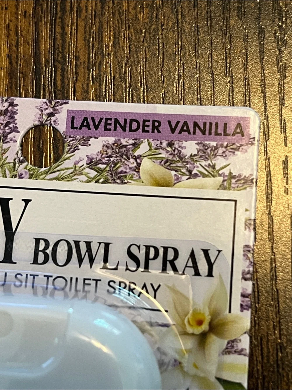 Bowl Spray - Lavender Vanilla (White)